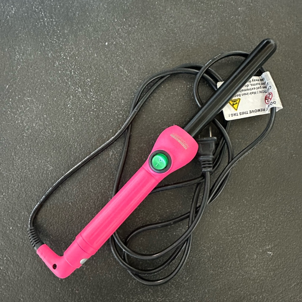 Jose Eber Pro Series Wand Curling Iron 19mm- Pink UEC Hairstyle Prep